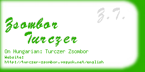 zsombor turczer business card